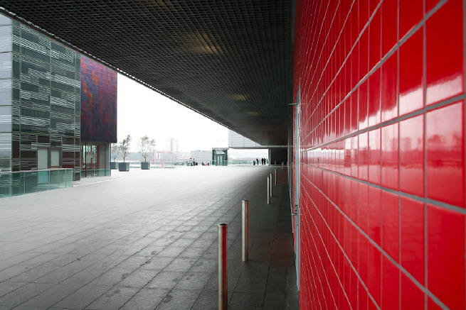 Amazing selection of very graphic contemporary architecture.