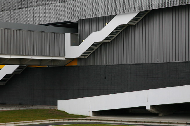 Amazing selection of very graphic contemporary architecture.