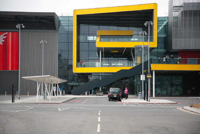 Amazing selection of very graphic contemporary architecture.
