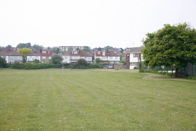 Large open recreation ground with great urban backdrops