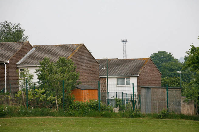 Large open recreation ground with great urban backdrops