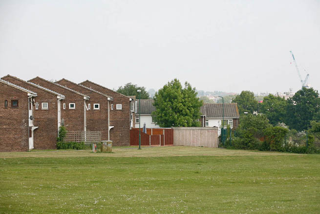 Large open recreation ground with great urban backdrops