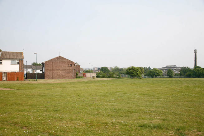 Large open recreation ground with great urban backdrops