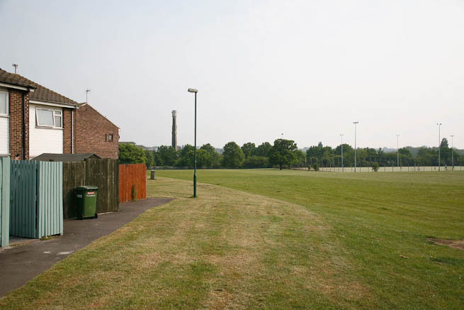 Large open recreation ground with great urban backdrops