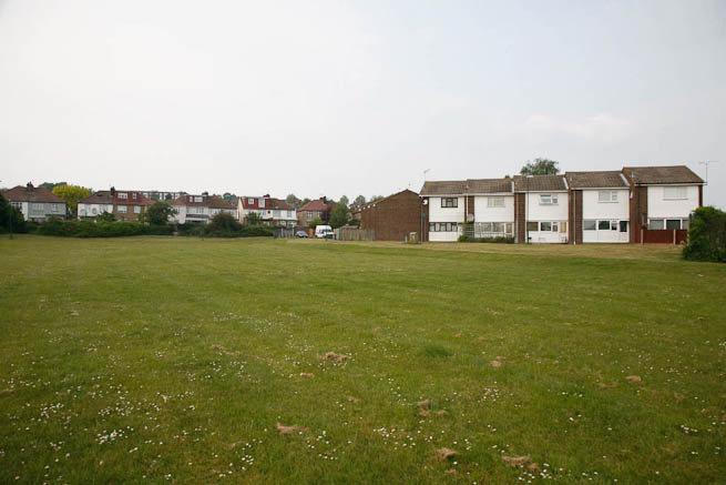 Large open recreation ground with great urban backdrops
