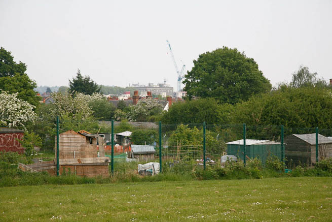Large open recreation ground with great urban backdrops