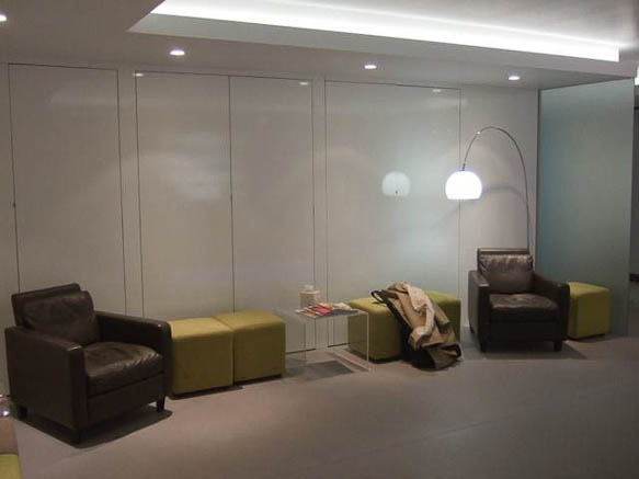 Modern style dentistry practice with large reception area