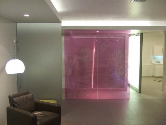 Modern style dentistry practice with large reception area