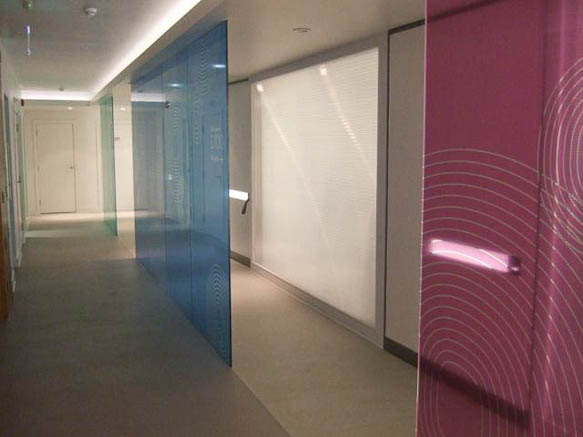 Modern style dentistry practice with large reception area