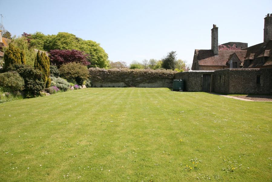 Stunning country house garden with views across the surrounding countryside