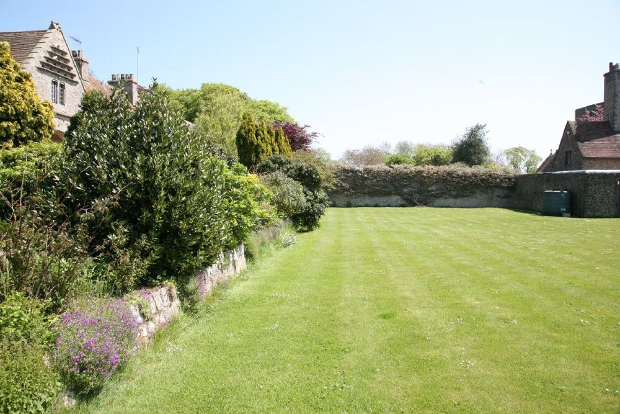 Stunning country house garden with views across the surrounding countryside