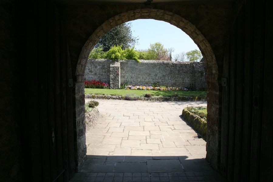 Stunning country house garden with views across the surrounding countryside