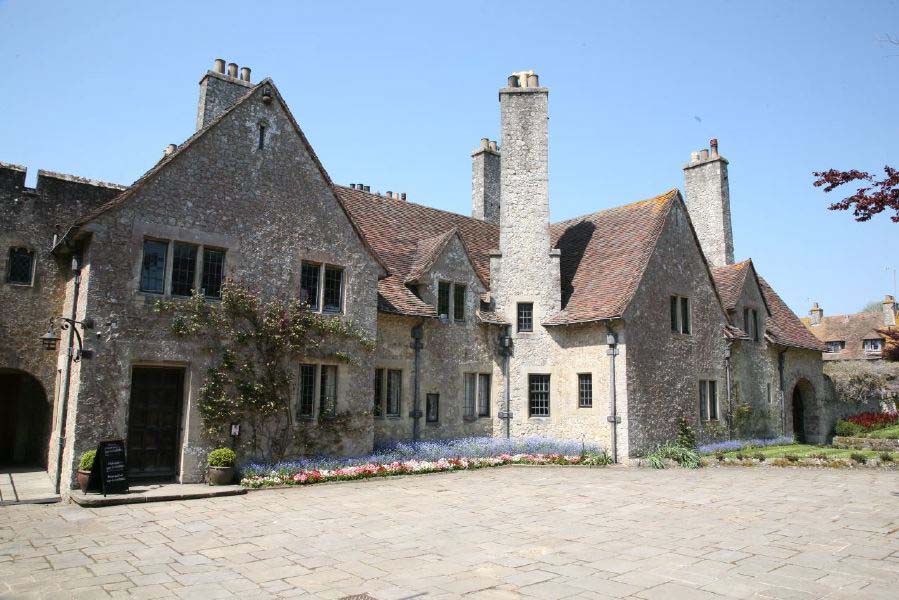 Stunning country house garden with views across the surrounding countryside