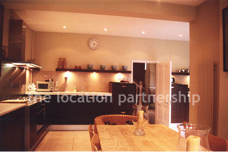 Converted victorian family house with through living room and a stylish modern kitchen. NB- Stills shoots only.