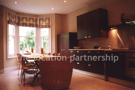 Converted victorian family house with through living room and a stylish modern kitchen. NB- Stills shoots only.