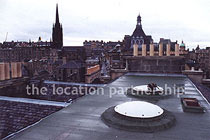 Rooftop view of Edinburgh