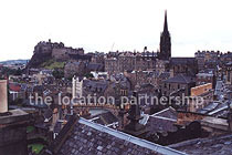 Rooftop view of Edinburgh