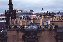 Rooftop view in Edinburgh