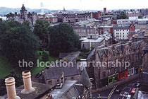 Rooftop view in Edinburgh