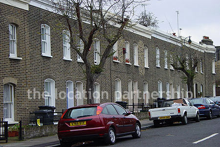 Victorian street in SE London