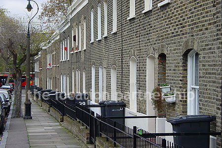Victorian street in SE London