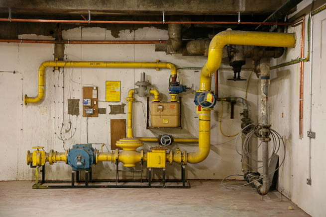 Fantastic basement warehouse events space with amazing variety of textures and full vehicle access.