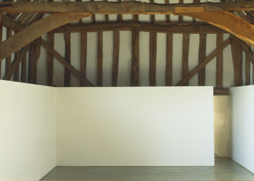  conversion of historic barn into a minimalist single storey house