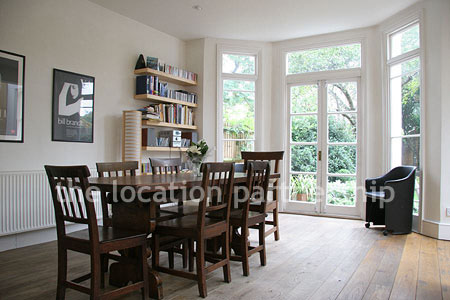 Dining Room on Dining Room   Kitchen Dining Room With Large Bay French Windows