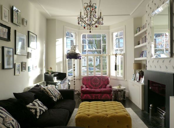 Victorian terraced house with open plan living room ...