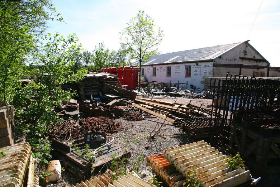Architectural reclamation yard full of wonderful props Location Partnership